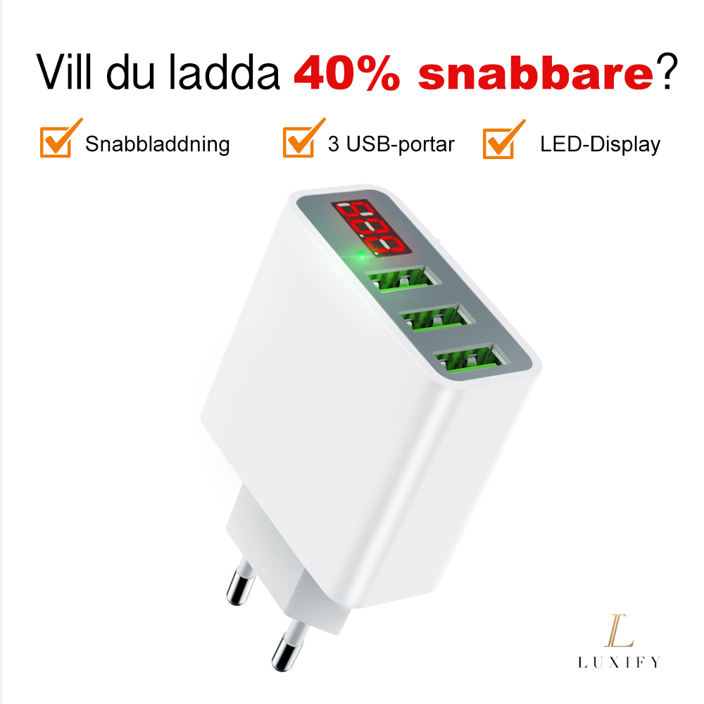 Premium snabbladdare - Vit